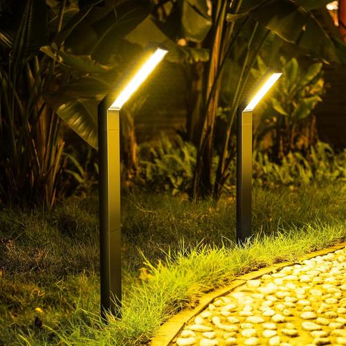 Lampe Solaire Exterieur 20 Led Spot Solaire Extérieur Etanche Ip55, Projecteur Solaire Avec 3 Modes D¿Éclairage Au Sol Pour Jardin Cour Allée Chemin - 2pcs