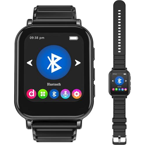 Lecteur Mp3 Bluetooth 5.0, 32go Montre Sport Lecteur Mp3 Avec Son Hifi Sans Perte, Écran Tactile, Podomètre, Baladeur Enfant, Lecteur Mp3 Portable Pour Le Sport E Fitness, Le Jogging, Le Voyage