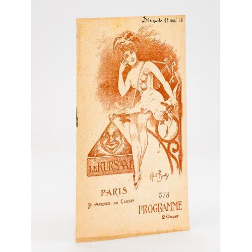 Le Kursaal. Paris 7 Avenue De Clichy. Programme Du 9 Au 15 Mai 1913 [ 11 Mai 1913 ]