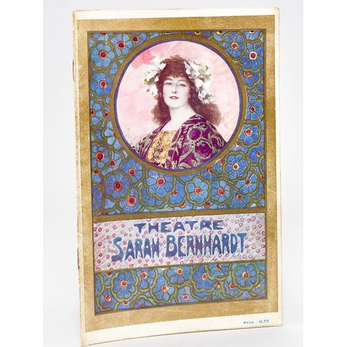 Théâtre Sarah-Bernhardt [ Programme Du Lundi 3 Novembre 1913 Avec Billet Pour Fosse D'orchestre ] [ Contient Notamment : Dictionnaire Théâtral, Fanta
