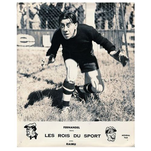 Les Rois Du Sport - Photo D'exploitation Cinématographique Cartonnée - Format 24x30 Cm - De Pierre Colombier Avec Fernandel, Raimu, Jules Berry, Lisette Lanvin, Marcel Maupi - 1937 #