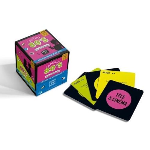 Apéro 80's - 140 Cartes, 3 Thèmes, 3 Niveaux