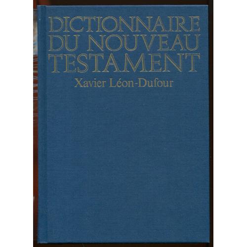 Dictionnaire Du Nouveau Testament