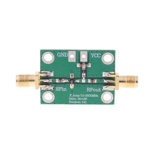 2020 nouveau 0.1-2000MHz 2GHz RF large bande amplificateur à faible bruit LNA Module large bande Gain 30dB