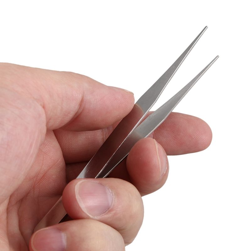 Pince  piler Droite Argente  Pointe Fine, Ton Pointu, 4 ... - 3