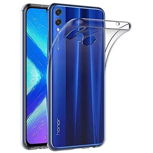 Coque En Silicone Tpu Pour Huawei Honor 8x Anti-Rayures, Absorption Des Chocs Transparent