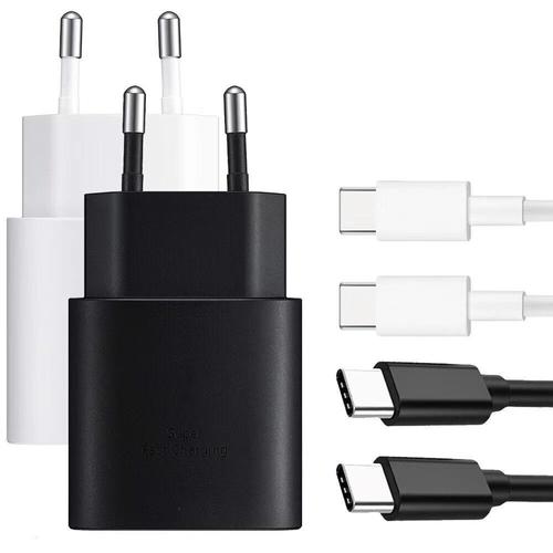 Câble de charge Super PD chargeur rapide 25 W USB-C pour Samsung Galaxy S21 S22 S23