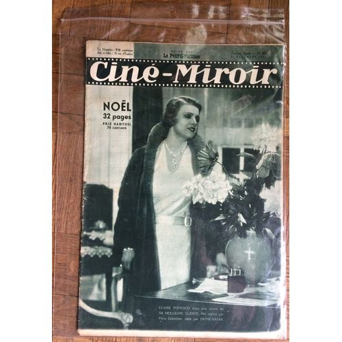 Ciné-Miroir N° 403 : Elvire Popesco