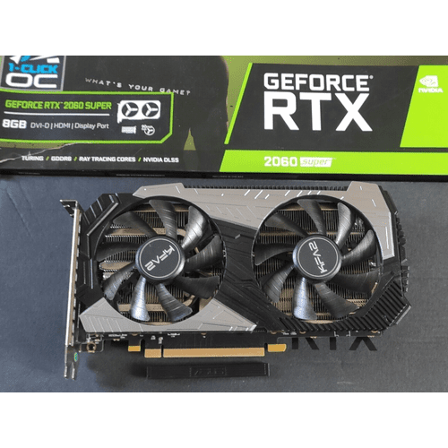 RTX 2060 Super 8GB KFA2 GeForce 1 Click Carte Graphique Gamer GPU Reconditionné