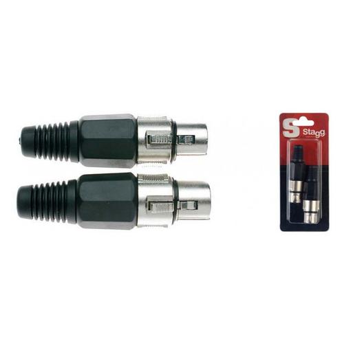 Stagg B925H - Fîches XLR pro fem - 2 pièces