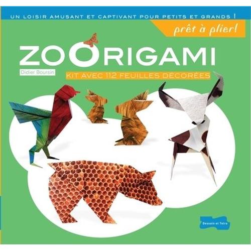 Zoorigami - Kit Avec 112 Feuilles Décorées