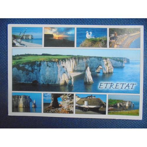 Carte Postale Etretat (Normandie) - Vues - Couleur - Ecrite En 2023 -