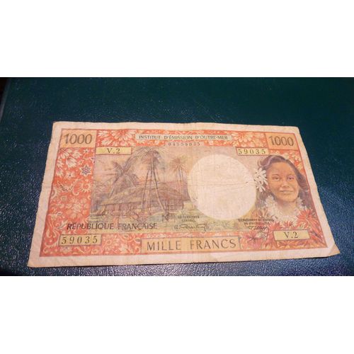 Nouvelle Calédonie - Noumea = Billet De 1000 Francs, Institut D'émission D'outre Mer , Série V.2 N° 04559035