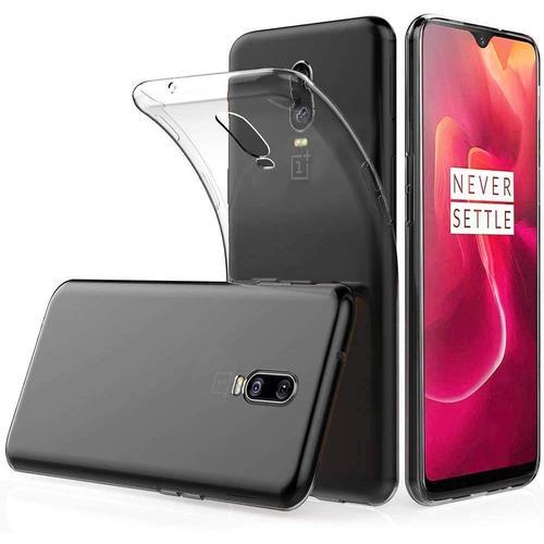 Coque Pour Oneplus 6t Crystal Clear Gel Tpu Bumper Case/Anti-Rayure Arrière Transparent [Protection Contre Les Chutes/Technologie D'absorption Des Chocs] Compatible Avec Oneplus 6t