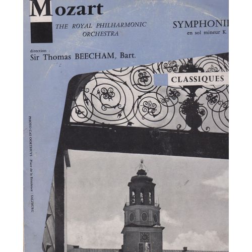 Mozart Symphonie N°40 En Sol Mineur K. V. 550 - 25cm Philips S 06 .0646 R