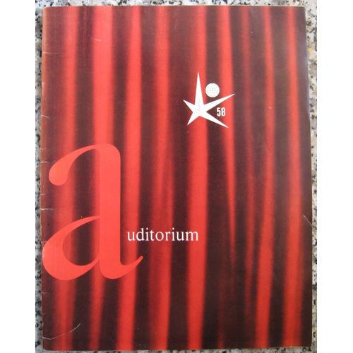 Auditorium. Expo Universelle 1958 Bruxelles. Premier Message : La Défense Des Valeurs Spirituelles Dans Le Monde Contemporain