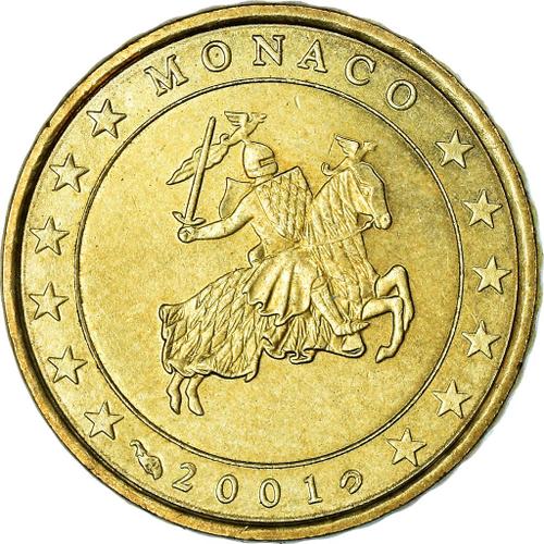 Euro Monaco 2001 : 10 Centimes Euros Unc (De Starter Kit) Tirage 323.500 Ex - Mode Suivi Uniquement