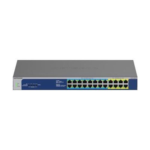 NETGEAR GS524UP - Commutateur - non géré - 8 x 10/100/1000 (PoE+) + 16 x 10/100/1000 (PoE++) - de bureau, Montable sur rack - PoE++ (480 W) - CA 100 - 230 V