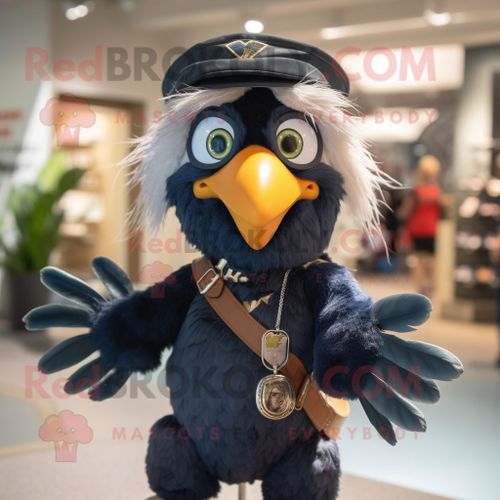 Mascotte Redbrokoly De Personnage De Harpie Marine Habillée D'une Salopette Et De Bracelets