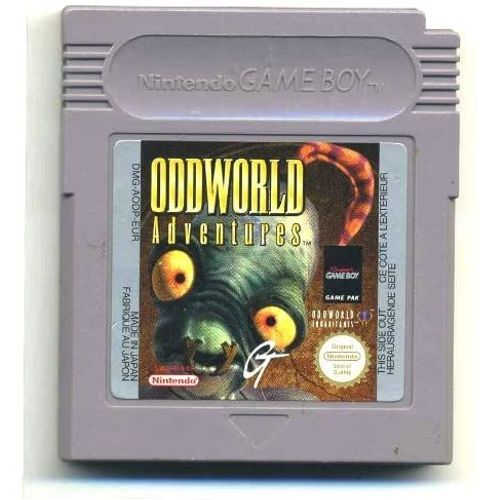 Oddworld Adventures Game Boy Cartouche Seule