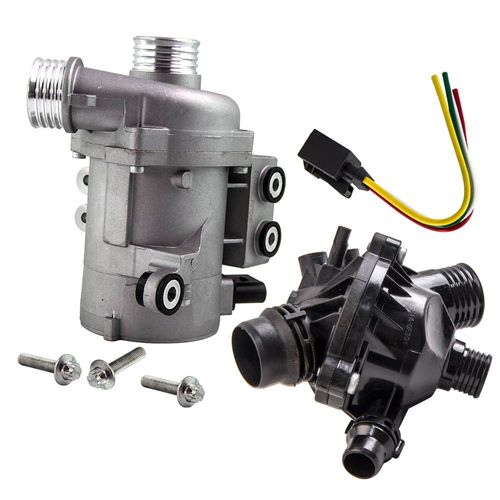 Pompe À Eau Électrique + Thermostat Pour Bmw E60 E81 E87 E88 E90 91 11517586925