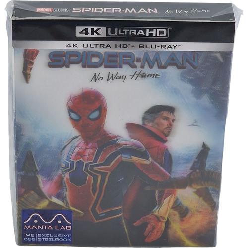 Spiderman: No Way Home 4 K Uhd+Blu-Ray Steelbook Lenticulaire Mantalab 1000 Ex