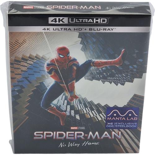 Spiderman: No Way Home 4 K Uhd+Blu-Ray Steelbook Full Slip Mantalab 1000ex Numérotée