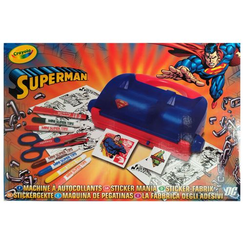 Machine Autocollants Stickers Superman