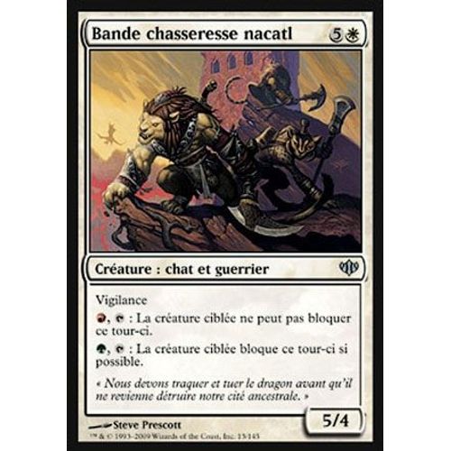 Bande Chasseresse Nacatl - Mtg - Conflux- 13 - C