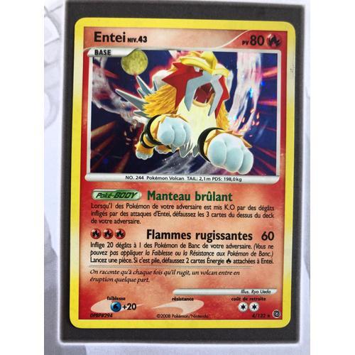 Entei 4/132 Holo Set Merveilles Secretes Fr