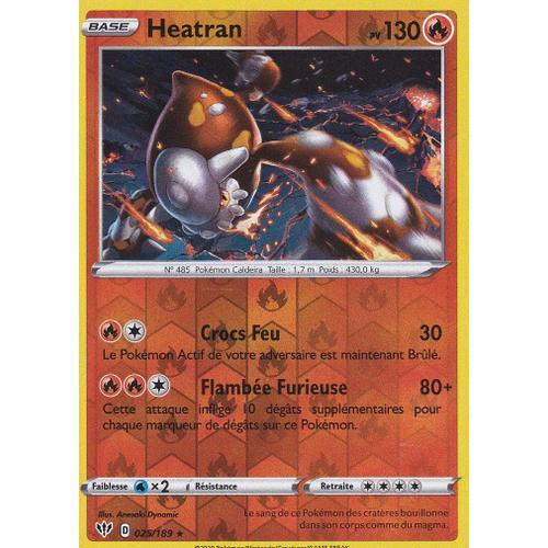 Carte Pokemon - Heatran - 25/189 - Holo-Reverse - Épée Et Bouclier 3 Ténèbres Embrasées