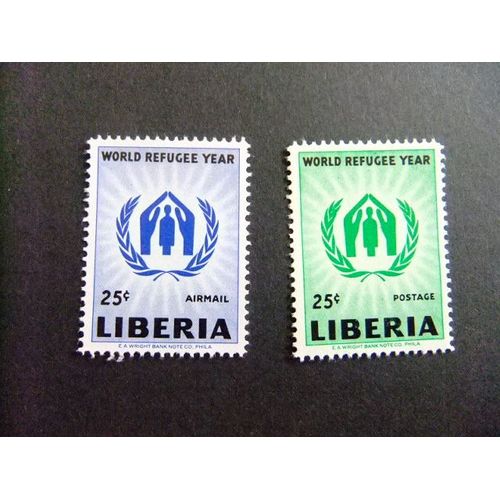 43 Liberia 1960 / Año Del Refugiado - World Refugee Year / Yvert 366 + Pa 120 ** Mnh