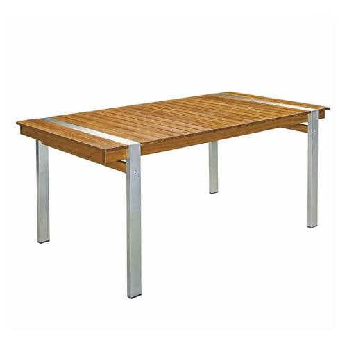 Table De Jardin De Repas Rectangulaire 220 Cm Bois/Acier - Raivavae