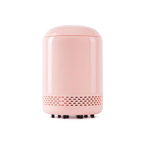 Aspirateur à main sans fil portable - Aspirateur léger pour bureau, en classe, de Bureau - Nettoyeur à vapeur rechargeable - Rose