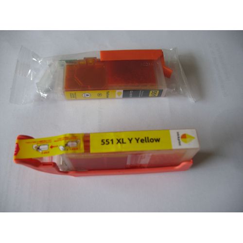 2 Cartouches jaune 551 xl compatibles