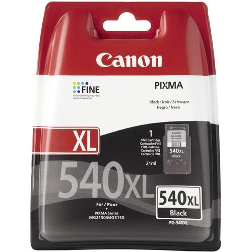 Canon PG-540XL - Cartouche d'encre noir authentique grande capacité - 600 pages - PG-540 XL