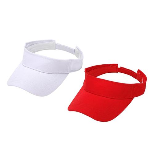 2pcs Casquette Visiere Réglable pour Tennis, Golf - Visiere Soleil