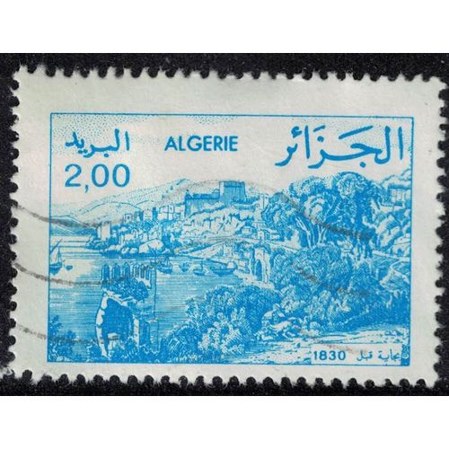 Algérie 1984 Oblitéré Used Ville De Béjaïa En Bordure De La Méditerranée Petite Kabylie Su