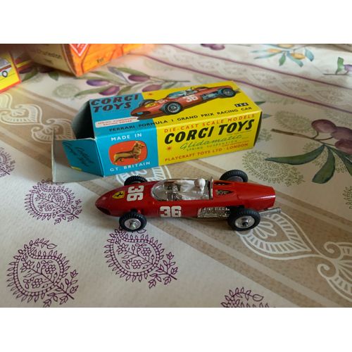 Ferrari F1 Grand Prix Racing Car Voiture De Course Corgi Toys 154 Neuf Made In Gb-Corgi