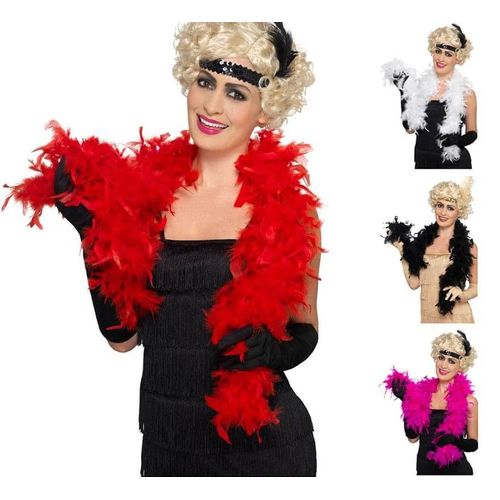 Boa Deluxe ? Plumes 150 Cm De 50 Gr En Diff?Rentes Couleurs (Couleur Rouge)