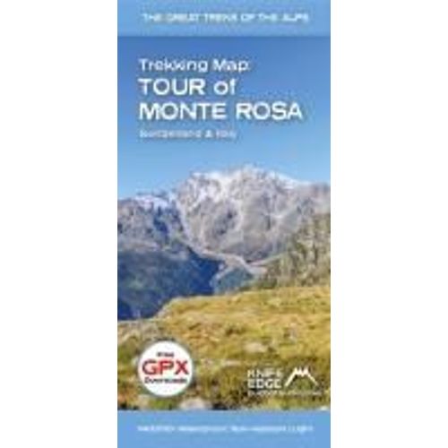 Trekking Map: Tour Of Monte Rosa