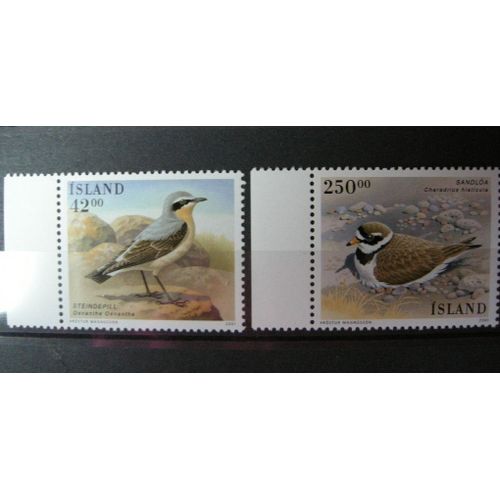 Timbres Islande Oiseaux