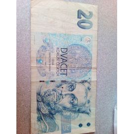 Billet 20 Korun République Tchèque