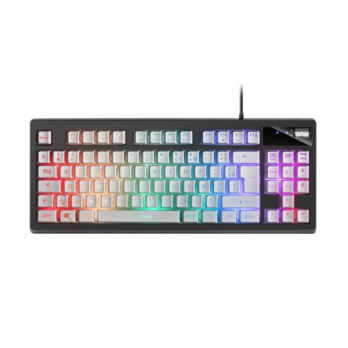 mars gaming clavier gamer sans fil mars gaming mkaxwfr rgb (noir)