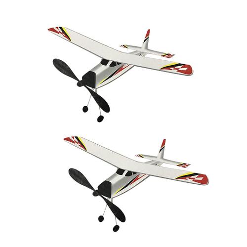 2x kit de machine d'avion de planeur de fête de modèle d'avion de planeur 