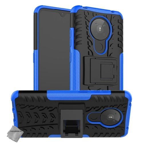 Housse Etui Coque Rigide Anti Choc Pour Nokia 5.3 + Film Ecran - Bleu