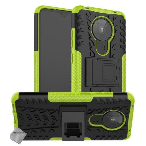 Housse Etui Coque Rigide Anti Choc Pour Nokia 5.3 + Film Ecran - Vert