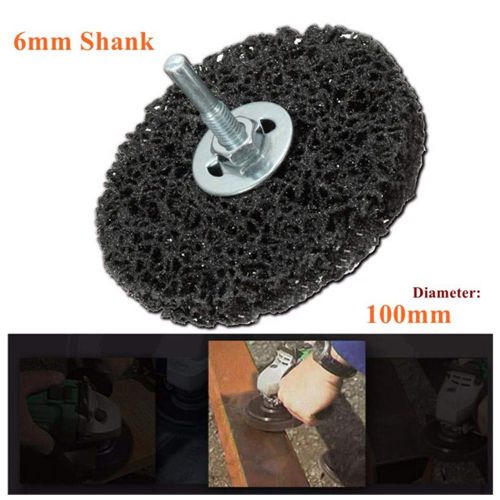 4 Pouces Poly Bande Roue Peinture Antirouille 6mm Tige Propre Meuleuse D'angle Disques Abrasifs Outils Pour Durable Meuleuse D'angle Voiture Camion