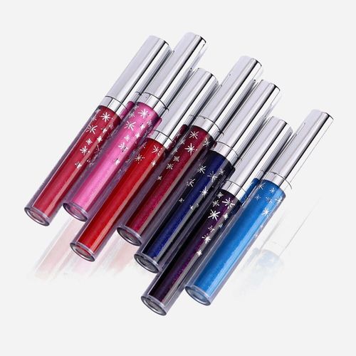 7 Pièces Sexy Mat Rouge À Lèvres Paillettes Brillant À Lèvres Brillant À Miroiter Maquillage Nu Cosmétiques Étanche Liquide Brillant À Lèvres Maquillage À Lèvres 