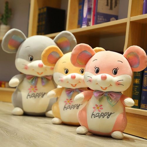2020 Nouvel An Mascotte Poupée Mignon Rat Souris Animal Oreiller Décoration Poupée Oreiller Cadeau D'anniversaire Pour Enfants Belle Enfants Bébé Jouet #40
